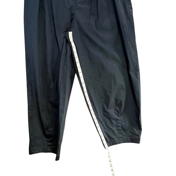 Anthropologie Maeve Curve Poplin Barrel Pants Womens XS Black High Rise Modern - Picture 10 of 15